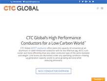 Tablet Screenshot of ctcglobal.com